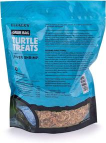 img 2 attached to 🐢 Grub Bag Turtle Treat - River Shrimp, Black, 12 oz by Fluker's