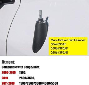 img 1 attached to 🚘 Upgrade Your Dodge Ram's Antenna with the Newace Antenna Base AM FM Adapter Mount for 2009-2018 1500 and 2010-2018 2500 3500