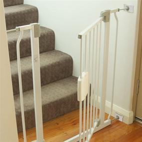 img 1 attached to Protect Walls and Doorways with Baby Gate Wall Protector, 4 Pack - Ideal for Child and Pet Safety Gates