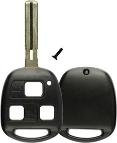 img 2 attached to 🔑 KeylessOption Keyless Entry Remote Fob Case Shell Replacement + Uncut Blade for Hyq1512v, Hyq12bbt (Repair Kit)