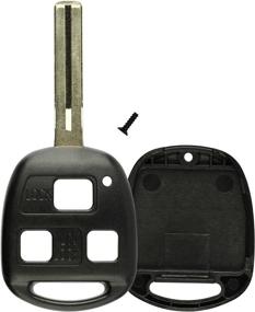 img 3 attached to 🔑 KeylessOption Keyless Entry Remote Fob Case Shell Replacement + Uncut Blade for Hyq1512v, Hyq12bbt (Repair Kit)