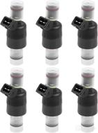 mostplus fuel injectors set of 6 compatible for chevrolet 2.8 3.1 3.3 1985-1993 logo