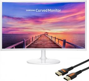 img 4 attached to SAMSUNG Business Widescreen Anti Glare Ultra Slim DisplayPort 27", 1920X1080, 60Hz, Anti Glare Screen, Wide Screen, Curved, Flicker-Free,