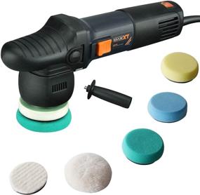 img 4 attached to 🚗 MAXXT 3-Inch Dual Action Car Buffer Polisher: Small Car Detailing Machine for Polishing and Waxing – 9MM Orbital Variable Speed Polisher with 3 Foam Pads