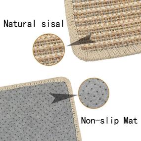 img 2 attached to 🐱 Premium Cat Scratching Pad: All-Natural Sisal Rug for Cats to Scratch, Mat with Scratch Pads and Cat Scratcher Rope