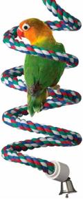 img 4 attached to 🐦 Super Bird Creations SB323 Small Bird Bungee Bird Toy - Fun & Entertaining Play Accessory for Small Birds, 1/2" diameter x 52