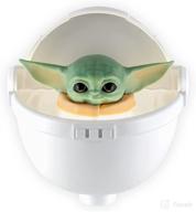 🌟 ul-certified star wars led night light with dusk-to-dawn sensor - baby yoda floating carrier, the mandalorian, grogu - cute kids nightlight for bedroom, bathroom, hallway, game room - 53234 логотип