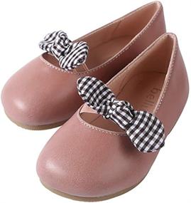 img 1 attached to 🩰 ContiKids Classic Ballerina Flats for Toddler Girls' Shoes