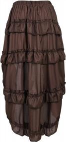 img 2 attached to Получите удовольствие от женской пиратской юбки для косплея Kranchungel в викторианском стиле