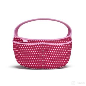 img 1 attached to 👶 Baby Buddy Essentials Caddy - Baby Pink Mini Dots - Designed and Constructed