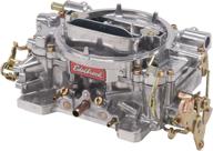 remanufactured edelbrock 9905 performer carburetor with 600 cfm and manual choke logo