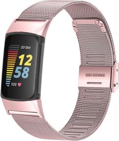 img 3 attached to Chofit Compatible Adjustable Stainless Wristband Wellness & Relaxation - App-Enabled Activity Trackers