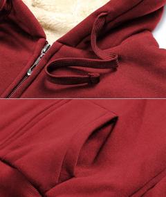 img 1 attached to SWISSWELL Hoodies Winter Fleece Sweatshirt Women's Clothing - Coats, Jackets & Vests