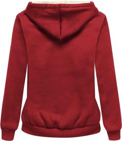 img 3 attached to SWISSWELL Hoodies Winter Fleece Sweatshirt Women's Clothing - Coats, Jackets & Vests