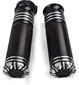 img 3 attached to 🏍️ DUILU 1-Inch Motorcycle Hand Grips for Sportster Handlebar