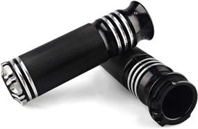 img 4 attached to 🏍️ DUILU 1-Inch Motorcycle Hand Grips for Sportster Handlebar