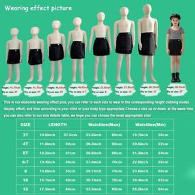 img 2 attached to WeLaken Leather Toddler Fashion Skirts Girls' Clothing : Skirts & Skorts