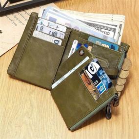 img 3 attached to 👔 Top-rated Minimalist Men's Leather Blocking Trifold Wallets – Essential Accessories for Wallets, Card Cases & Money Organizers