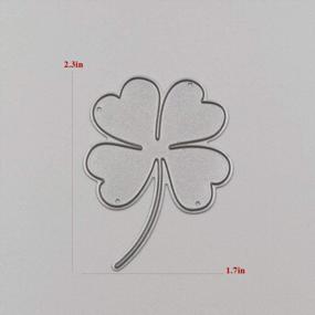 img 3 attached to Four Leaf Clover Metal Cutting Dies For Card Making And Scrapbooking - Perfect For Birthday, Christmas And Craft Projects