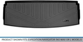 img 2 attached to 🔒 MAXLINER Cargo Trunk Liner Floor Mat for 2018-2022 Expedition/Navigator (Black, Behind 3rd Row) - Compatible with all Models except Max/L