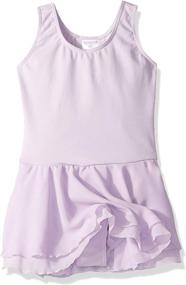 img 1 attached to 👚 Capezio XL Girls' Clothing and Active Double Lavender Classic