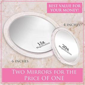 img 3 attached to 🪞 Enhance Your Grooming Routine with Mirrorvana Spot Magnifying Mirror Suction