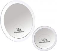 🪞 enhance your grooming routine with mirrorvana spot magnifying mirror suction logo