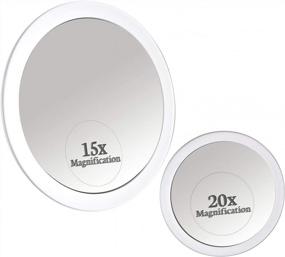 img 4 attached to 🪞 Enhance Your Grooming Routine with Mirrorvana Spot Magnifying Mirror Suction