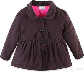 img 4 attached to 🧥 Warm and Cozy: Mud Kingdom Little Girl Fleece Jacket Coat