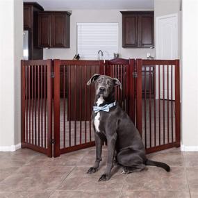 img 2 attached to 🚪 Versatile 360 Configurable Dog Gate with Convenient Door: Primetime Petz