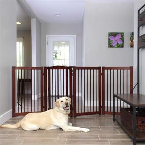 img 3 attached to 🚪 Versatile 360 Configurable Dog Gate with Convenient Door: Primetime Petz