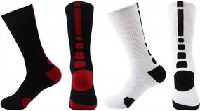 img 1 attached to 🧦 YONGBEST Cushioned Socks for Basketball Sports - Enhanced SEO
