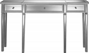 img 1 attached to Mirrored Console Table By Pulaski Damon, 59 Inches Long X 12.25 Inches Wide X 33 Inches High