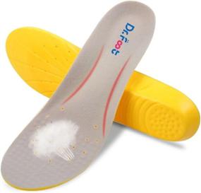 img 2 attached to Dr.Foot'S Orthotic Insoles With Shock Absorption And Cushioning For Feet Relief, Running And Hiking - Men'S 5-8/Women'S 6-10