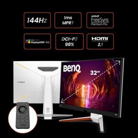 img 2 attached to BenQ EX3210U FreeSync Eye Care Microphone 31.5", 144Hz, Built-In Speakers, 4K