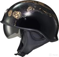 exo c90 open face helmet kalavera medium logo