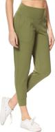 stylish and functional: ritiriko high waist capri joggers for women with pockets - perfect for running, yoga, and lounging! logo