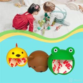 img 1 attached to 🐻 Beary Cute Baby Corner Guard Cushion - 4-Pack Animal Theme - Soft and Safe Edge Protector - Childproofing Furniture Bumper - 3M Tape Included