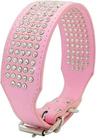 img 3 attached to Beirui Rhinestones Dog Collars Beautiful Dogs best on Training & Behavior Aids