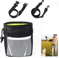 🐕 tuuzeo dog treat pouch: convenient training bag with metal clip, multiple carrying options - ideal for snacks and pet toys logo