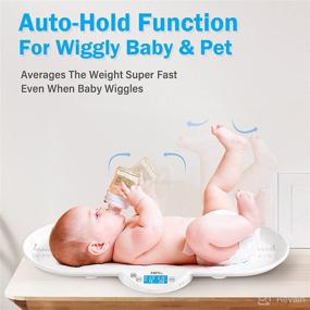 img 2 attached to 📏 Highly Accurate Digital Weighing Scale - Ideal for Babies, Toddlers, Pets - Newborns, Infants, Cats, Puppies - Hold Function, LCD Display - Precise Precision at ± 0.1oz (Basic)