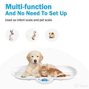 img 3 attached to 📏 Highly Accurate Digital Weighing Scale - Ideal for Babies, Toddlers, Pets - Newborns, Infants, Cats, Puppies - Hold Function, LCD Display - Precise Precision at ± 0.1oz (Basic)