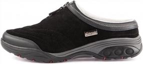 img 1 attached to Find Relief With Therafit Dallas Women’S Suede Clog Slip On For Plantar Fasciitis And Foot Pain