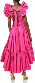 img 3 attached to Get Sienna'S Stunning Ruffle High-Low Dress From Making The Cut Season 3 Episode 1