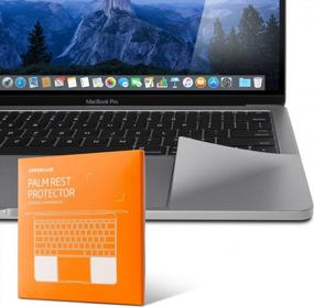 img 4 attached to UPPERCASE Premium Palm Rest Protector Skin Cover Set For 2019-2020 MacBook Pro 16" (Space Grey, A2141)