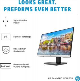img 3 attached to HP 24Mh FHD Monitor – 1920X1080P, 75Hz, Height & Tilt Adjustment, Built-In Speakers, HDMI Connectivity