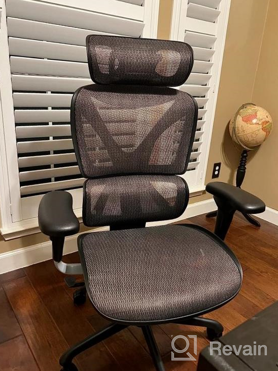 img 1 attached to GABRYLLY Office Chair: Large Ergonomic Desk Chair with Lumbar Support, 3D Armrest, and Breathable Mesh - Ultimate Comfort for Work or Study review by Scott Vazquez