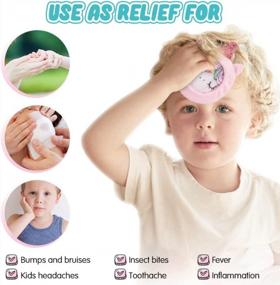 img 3 attached to Hilph® Children'S Hot And Cold Ice Packs For Pain Relief - 3 Pack With Soft Sleeves For Boo Boos, Fever, Wisdom Teeth, Tired Eyes, And Headaches
