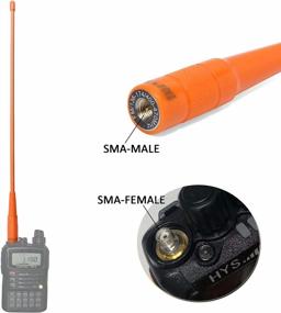 img 3 attached to YAESU VX-1R/2R/3R & Baofeng BF-UV3R Walkie Talkie: HYS-771N SMA Male Dual Band 2M/70Cm Antenna