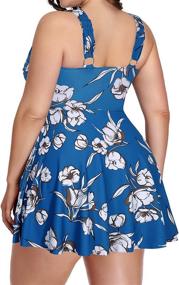 img 1 attached to Aqua Eve Tankini Swimsuits Swimdress Women's Clothing : Swimsuits & Cover Ups